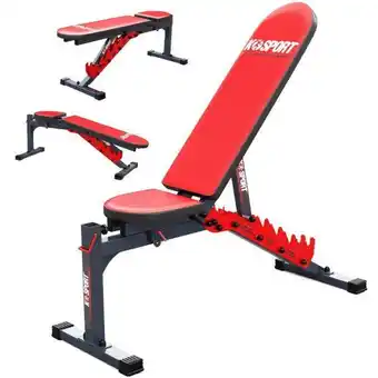 Decathlon Trainingsbank verstelbaar voor haltertraining aanbieding