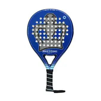 Decathlon Black crown piton 11 volwassen padel racket blauw aanbieding