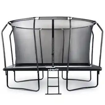 Decathlon Premium trampoline met veiligheidsnet - zwart - 244 x 366 cm aanbieding