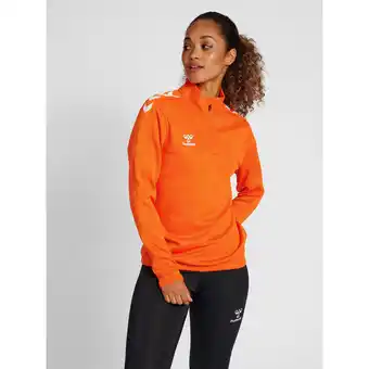 Decathlon Dames trainingsjack met halve rits hummel core xk aanbieding