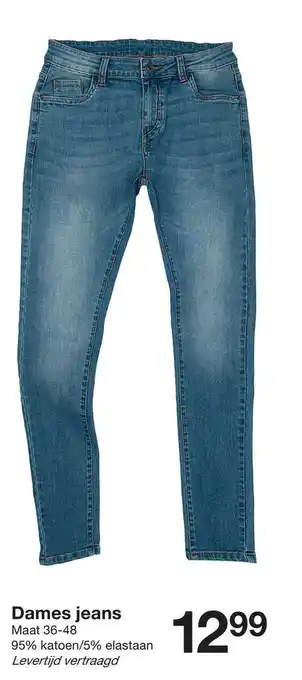 Zeeman Dames Jeans 36-48 aanbieding