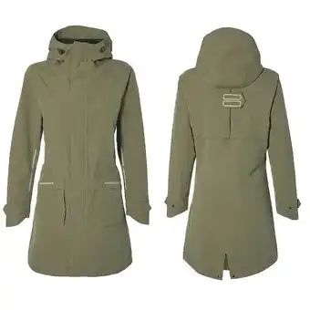Decathlon Mosse regen parka dames - olijf groen aanbieding