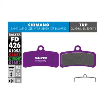 Decathlon E-bike remblok g1652 - shimano xt & zee aanbieding