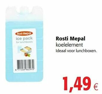 Colruyt Rosti mepal koelelement aanbieding