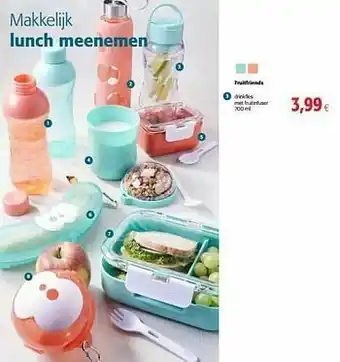 Fruitfriends drinkfles met fruitinfuser