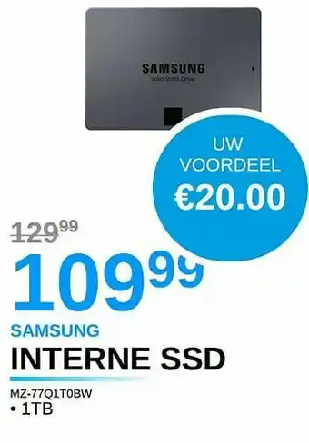 Derco Systems Samsung interne ssd aanbieding