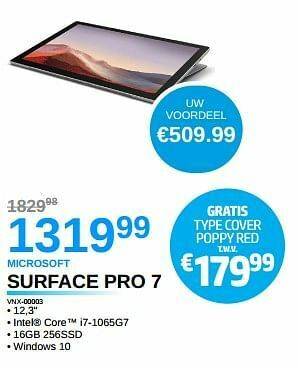 Derco Systems Microsoft surface pro 7 aanbieding