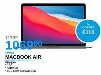 VCD Apple macbook air aanbieding