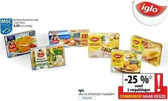 Colruyt Iglo kombinos tomaat-mozzarella aanbieding