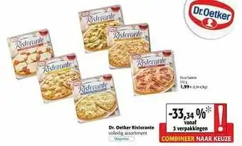 Colruyt Dr. oetker ristorante pizza salame aanbieding