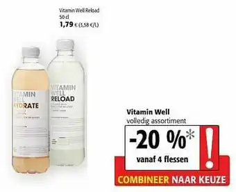 Colruyt Vitamin well reload aanbieding