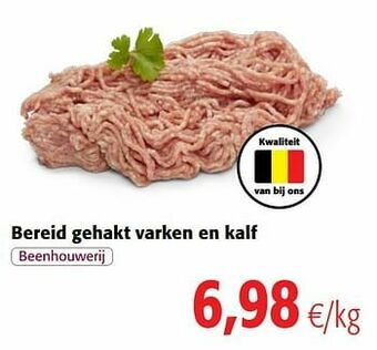 Colruyt Bereid gehakt varken en kalf aanbieding