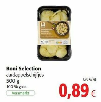 Colruyt Boni selection aardappelschijfjes aanbieding