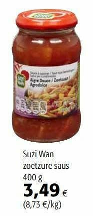 Colruyt Suzi wan zoetzure saus aanbieding