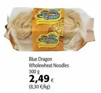 Blue dragon wholewheat noodles