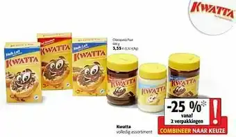 Colruyt Kwatta chocopasta puur aanbieding