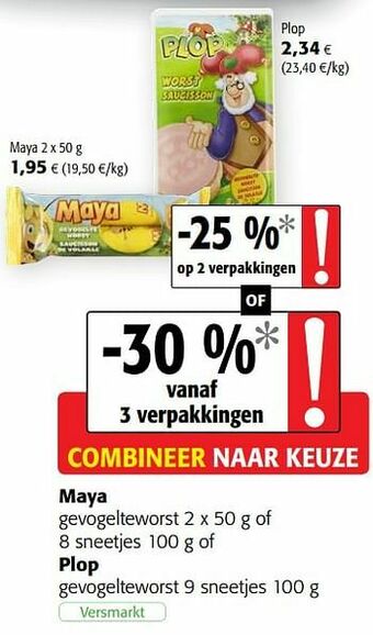 Maya gevogelteworst