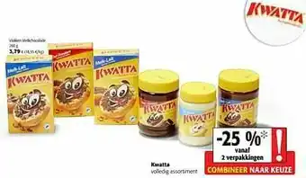Colruyt Kwatta vlokken melkchocolade aanbieding