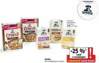 Quaker oats express cassonadesmaak