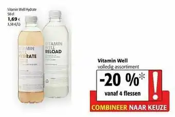 Colruyt Vitamin well hydrate aanbieding