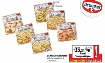 Colruyt Dr. oetker ristorante pizza pollo aanbieding
