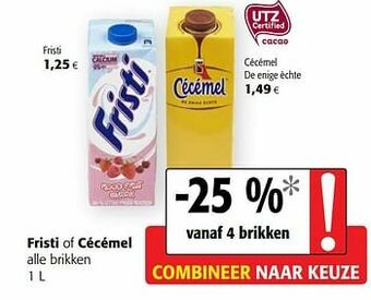 Colruyt Fristi alle brikken aanbieding