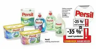 Colruyt Persil vloeibaar wasmiddel green active gel deep clean aanbieding
