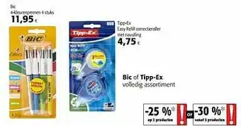 Colruyt Bic 4-kleurenpennen aanbieding
