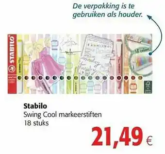 Colruyt Stabilo swing cool markeerstiften aanbieding