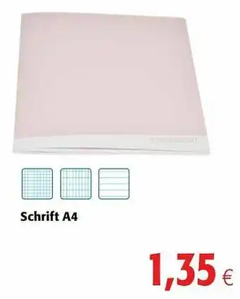 Colruyt Schrift a4 aanbieding