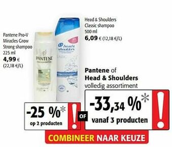Colruyt Pantene pro-v miracles grow strong shampoo aanbieding