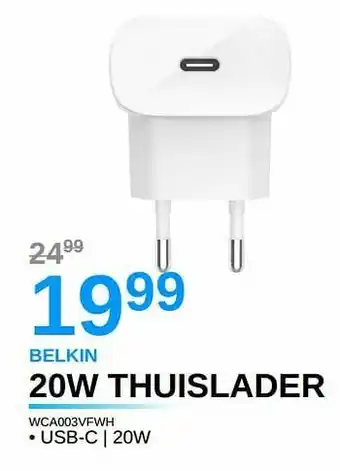 Belkin 20w thuislader