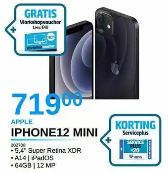VCD Apple iphone12 mini aanbieding