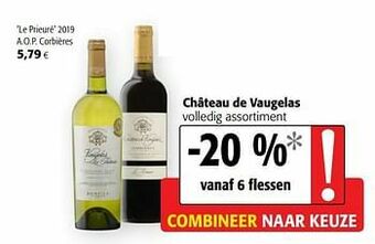 Colruyt Château de vaugelas le prieuré 2019 a.o.p. corbières aanbieding