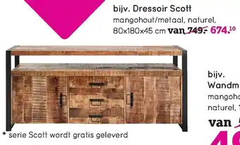 Leen Bakker Bijv. Dressoir Scott aanbieding