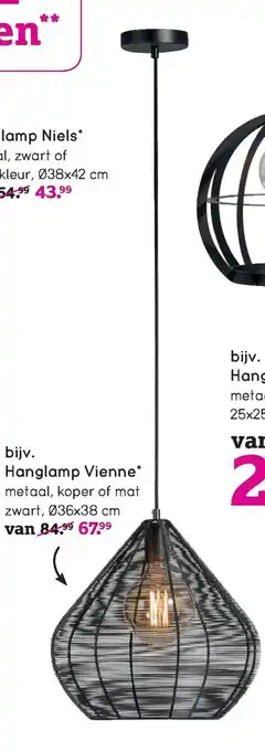 Leen Bakker Bijv. Hanglamp Vienne aanbieding