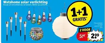 Watshome solar verlichting