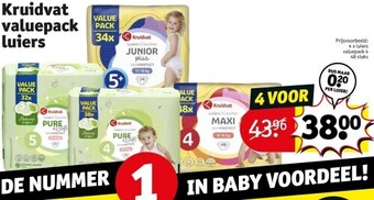 Kruidvat Kruidvat valuepack luiers aanbieding