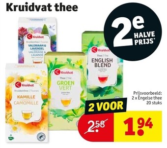 Kruidvat Kruidvat thee aanbieding