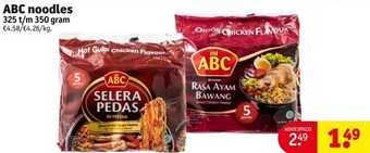 Kruidvat Abc noodles aanbieding