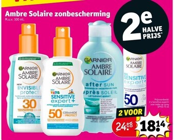Kruidvat Ambre solaire zonbescherming aanbieding
