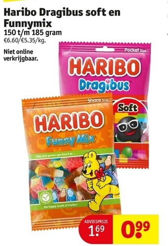 Haribo dragibus soft en funnymix