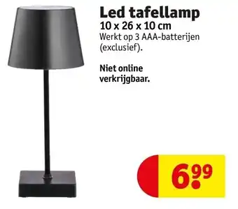 Kruidvat Led tafellamp aanbieding