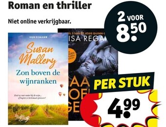 Kruidvat Roman en thriller aanbieding