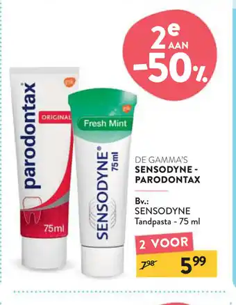 De Gamma's Sensodyne Parodontax 75ml