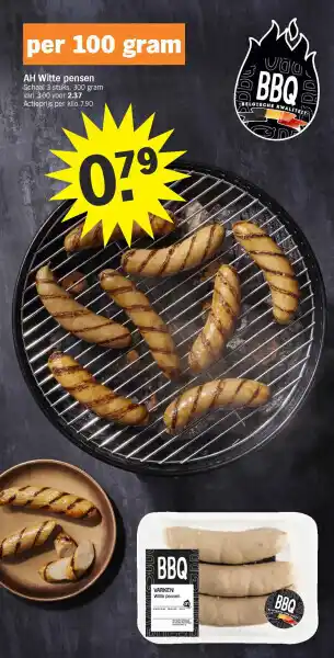 Albert Heijn Ah witte pensen aanbieding