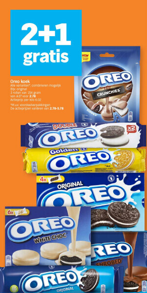 Albert Heijn Oreo koek aanbieding