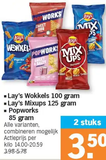 Albert Heijn Lay's wokkels 100 gram aanbieding
