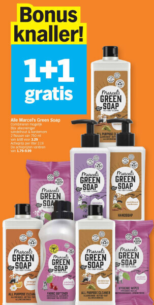 Albert Heijn Alle marcel's green soap aanbieding