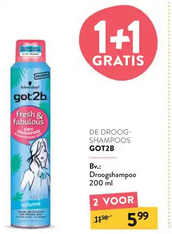 De Droog-Shampoos Got2B 200ml